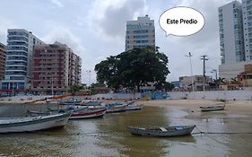 Apartamento Pe Na Areia, Wi-Fi E Garagem Privativa Inicio Da Praia Do Morro